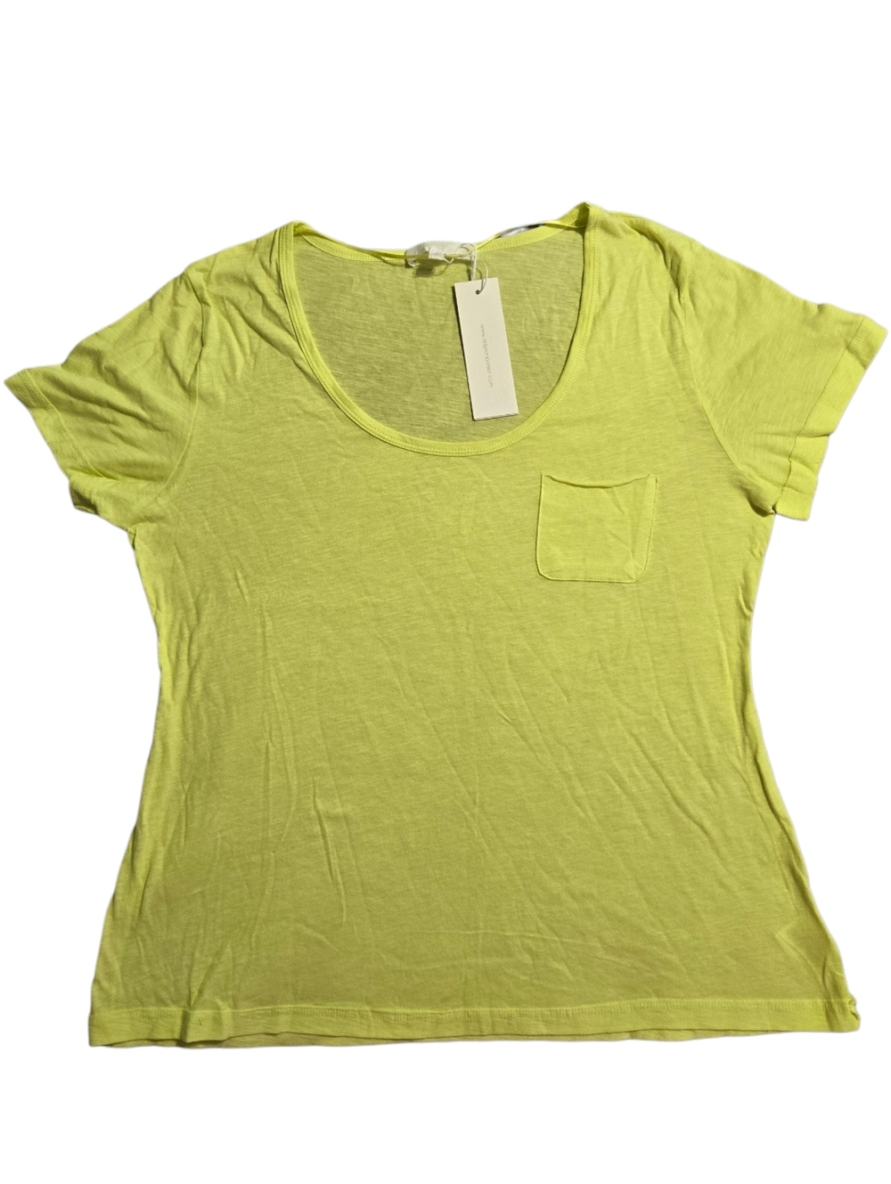 ADYSON PARKER Yellow Pocket T-Shirt Casual Everyday Cotton Comfort - Sz XL